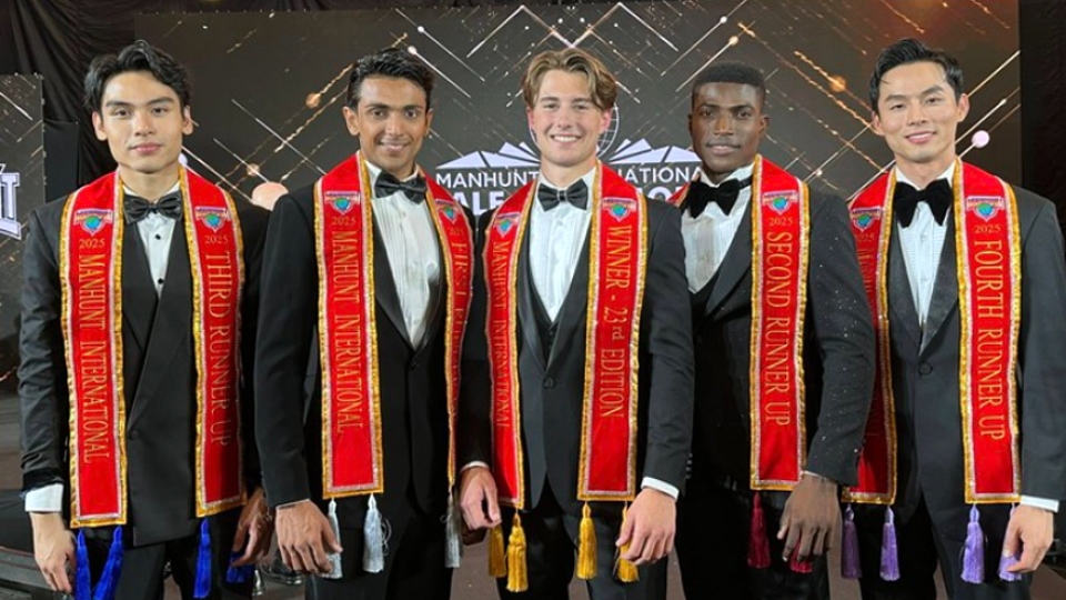 Vietnamese model finishes fourth at Manhunt International 2025